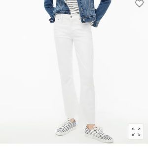 BRAND NEW! flare crop cut hem white jeans size 30